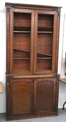 Lot 1439 - A Victorian Mahogany Bookcase, 113cm by 37cm...