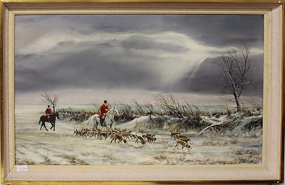 Lot 1096A - Gerry Hillman (Contemporary) The Exmoor Hunt...