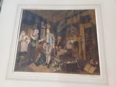 Lot 1284 - After William Hogarth (1697-1764) "A Rake's...