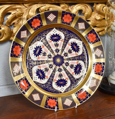 Lot 299 - A Royal Crown Derby Porcelain Charger,...