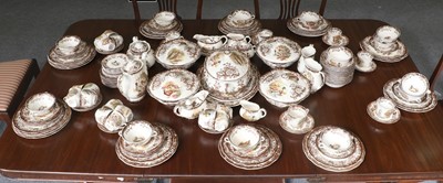 Lot 353 - An Extensive Royal Worcester "Palissy" Game...