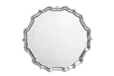 Lot 2097 - An Elizabeth II Silver Salver