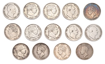 Lot 92 - Mixed 19th Century Shillings, all...