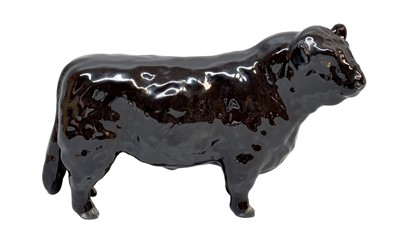 Lot 2205 - Beswick Galloway Bull, model No. 1746A, black...