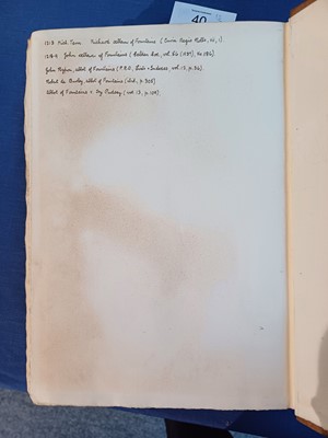 Lot 40 - Lancaster (William T.). Abstracts of the...