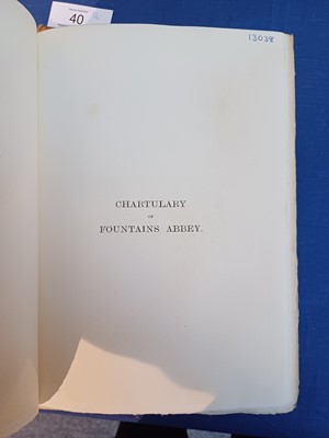 Lot 40 - Lancaster (William T.). Abstracts of the...