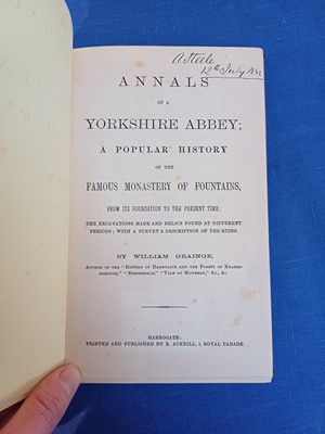 Lot 40 - Lancaster (William T.). Abstracts of the...