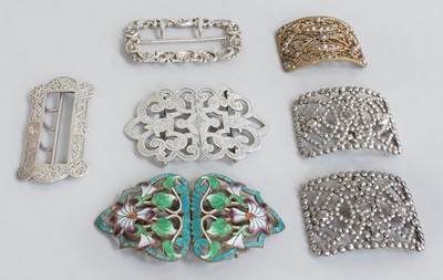 Lot 106 - A Collection of Various Buckles, including...