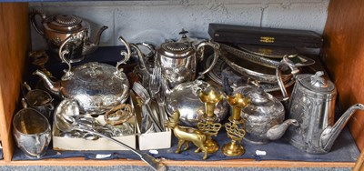 Lot 146 - A Collection of Assorted Silver Plate,...