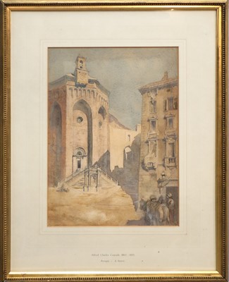 Lot 1131 - Alfred Charles Conrade (1863-1955) "Perugia- A...