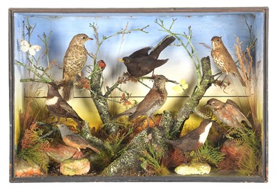 Lot 218 - Taxidermy: A Late Victorian Cased Diorama of...