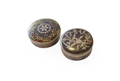 Lot 433 - A Sheffield Plate and Tortoiseshell Snuff Box,...