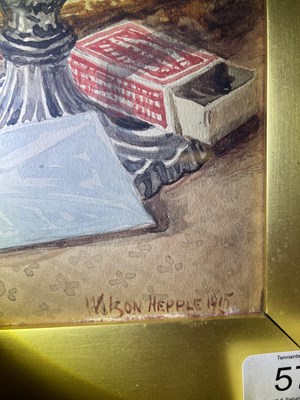 Lot 577 - Wilson Hepple (1854-1937) Two tabby kittens...