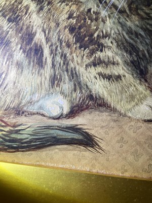Lot 577 - Wilson Hepple (1854-1937) Two tabby kittens...
