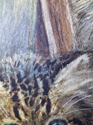Lot 577 - Wilson Hepple (1854-1937) Two tabby kittens...