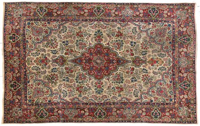 Lot 758 - Kirman Carpet Southeast Iran, circa 1930 The...