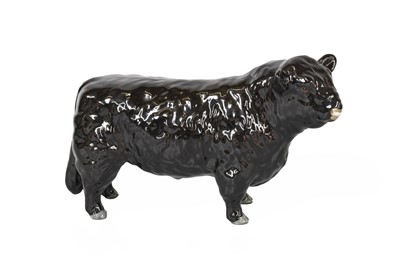 Lot 2206 - Beswick Galloway Bull, model No. 1746A, black...