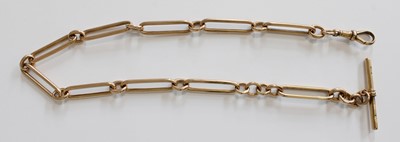 Lot 277 - A 9 Carat Gold Watch Chain