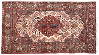 Lot 653 - Isfahan Rug Central Iran, circa 1920 The ivory...