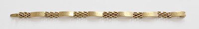 Lot 269 - A Fancy Link Bracelet, the gate links...