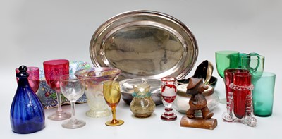 Lot 114 - Various Victorian Glasswares, including...