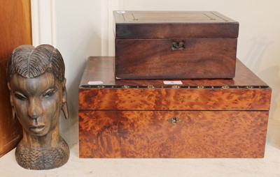 Lot 5 - A Victorian Walnut & Inlaid Writing...