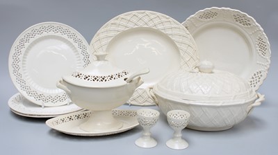 Lot 106 - Assorted Leeds Creamware, including a...