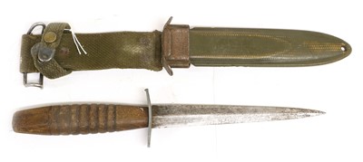 Lot 255 - A Second World War British Commando Dagger,...