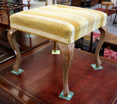 Lot 1531 - An Early 20th Century Carved Footstool, 62cm...