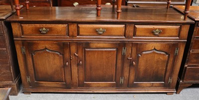 Lot 1331 - A Titchmarsh & Goodwin Oak Sideboard, 169cm by...