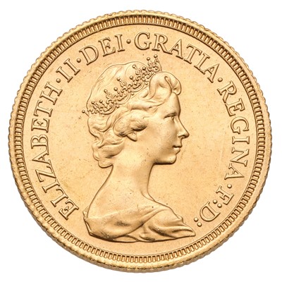 Lot 137 - Elizabeth II, Sovereign 1980; uncirculated