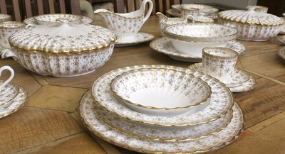 Lot 350 - A Spode Gold Fleur de Lys Tea and Dinner...