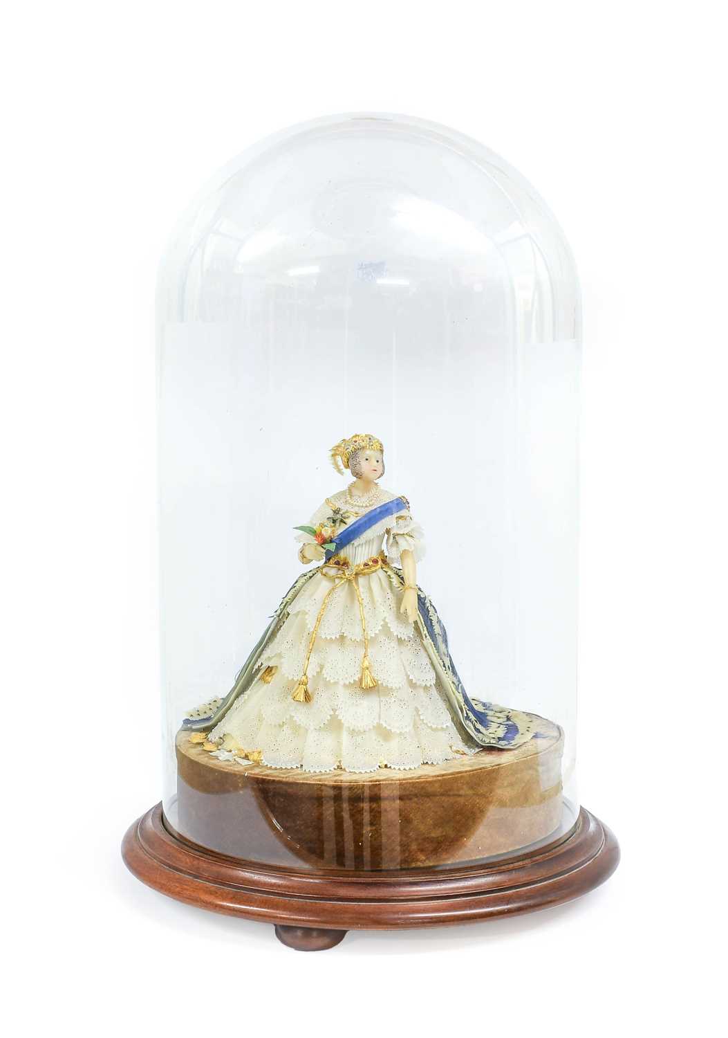 Lot 2041 - A Wax Figure of Queen Victoria, by Miss...