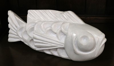 Lot 1090 - Darren Yeadon (b.1970) Fish Signed, Carrara...