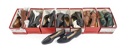 Lot 2118 - Eight Pairs of Salvatore Ferragamo Ladies...