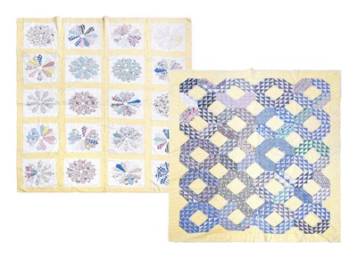 Lot 2079 - Circa 1930s Diamond and Trellis Pattern...