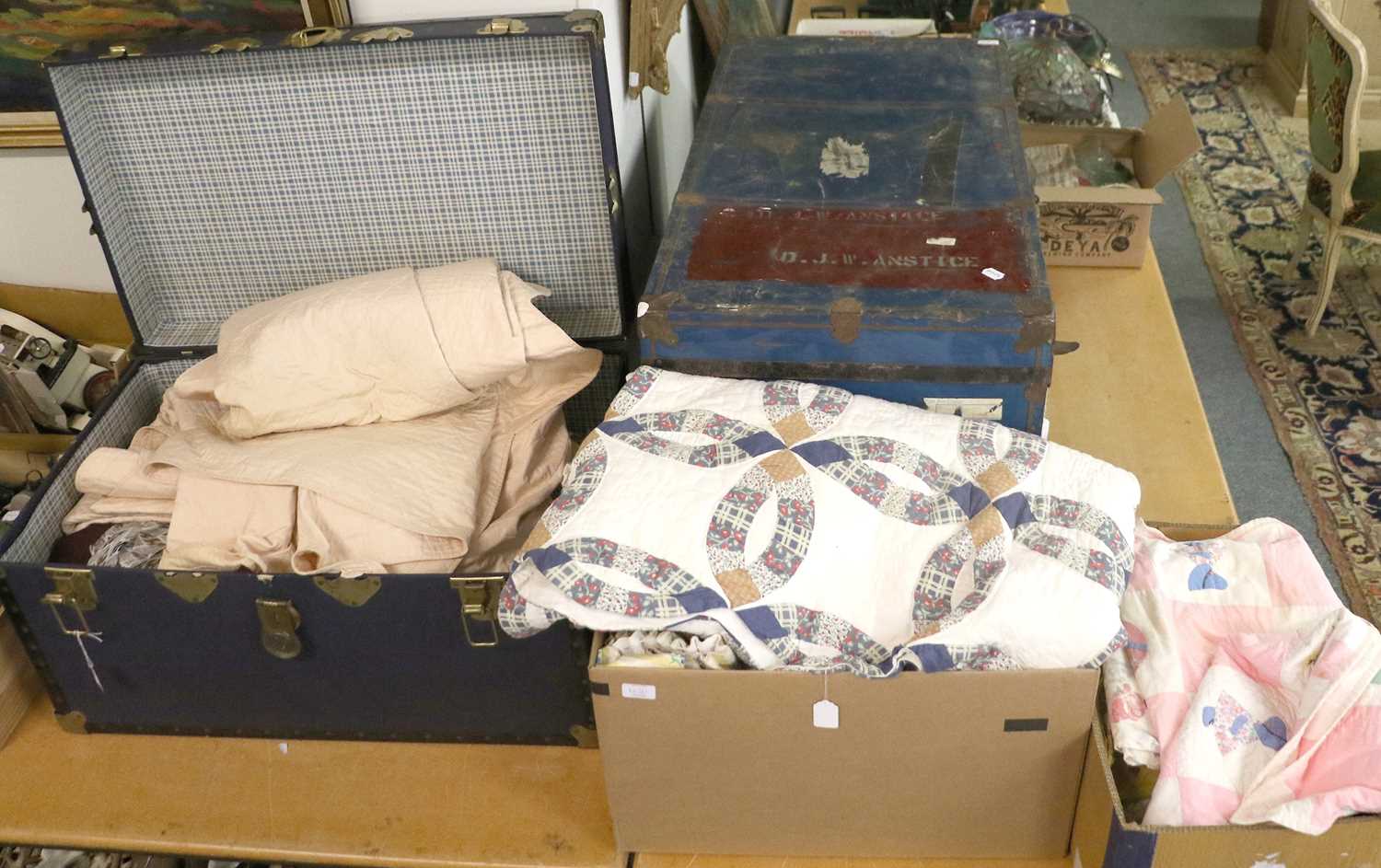 Lot 1230 - Assorted Textiles, Fabric Remnants,