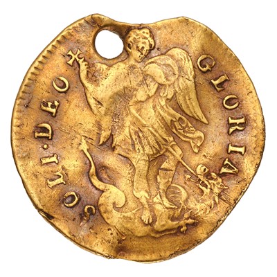 Lot 59 - James II, Gold Touchpiece, 1.92g, 19mm, obv....