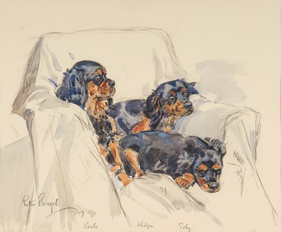 Lot 1010 - Peter Biegel (1913-1987) "Carlo, Midge & Toby"...