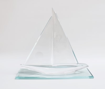 Lot 151 - A Daum Clear and Frosted Glass Model of a...