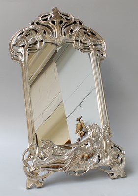 Lot 77 - WMF style mirror, cigarette/cigar holders