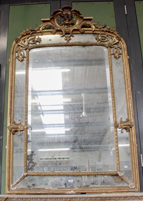 Lot 1317 - A 19th Century Gilt Framed Mirror, the...