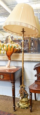 Lot 1311 - A 19th Century French Gilt Standard Lamp, with...