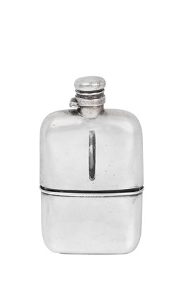 Lot 2086 - A Victorian Silver-Mounted Spirit-Flask