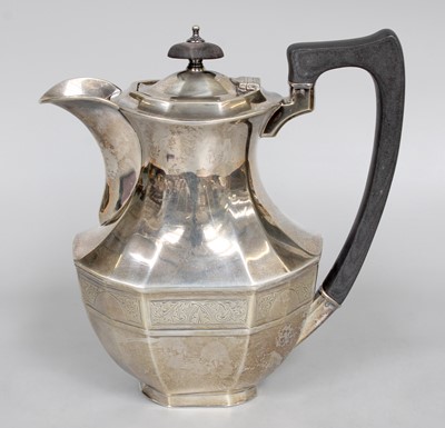 Lot 121 - A George V Silver Hot-Water Jug, by Cooper...