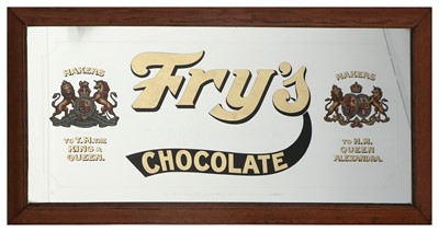 Lot 136 - Frys Chocolate Advertising Mirror