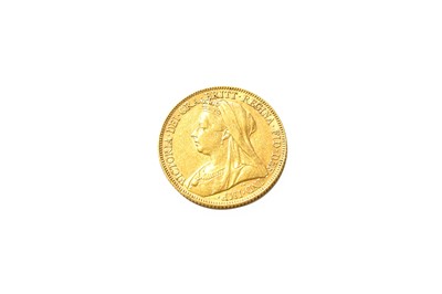 Lot 328 - Victoria, Sovereign 1900; near very fine