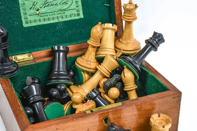 Lot 235 - A Jaques & Son Staunton Pattern Weighted...