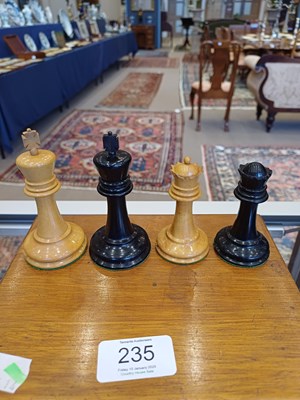 Lot 235 - A Jaques & Son Staunton Pattern Weighted...