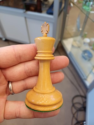 Lot 235 - A Jaques & Son Staunton Pattern Weighted...